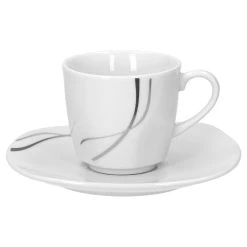 Null 2tlg Set Kaffeetasse 25cl Mit Untertasse 14,8cm Silver Night -coffee cup shop 042dd3ab 885e 426e a5d7 e0e9833c2bde 1