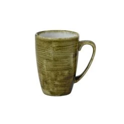 Churchill Stonecast Plume Line Becher Plume Green 10,6x(H)11cm 340ml Grün (12 Stück) Von CHEFGASTRO