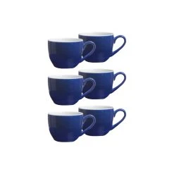 Ritzenhoff & Breker DOPPIO Espressotasse 80 Ml Indigo Blau 6er Set - A