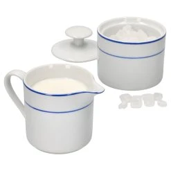 Null 2tlg Set Basic Blue Snap Milchkännchen & Zuckerdose - 090475 090468