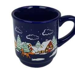 Null Glühwein Becher Tasse Keramiktasse Weihnachten Glühweinbecher Aus Keramik 0,2 L Design 1
