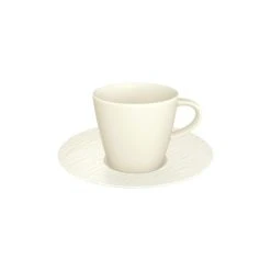 Villeroy & Boch Manufacture Rock Espressotasse Mit Untertasse Weiß