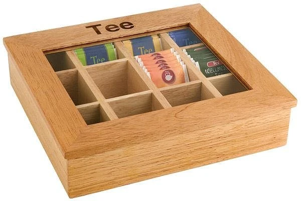 Null Zeller Teebeutelbox Teekiste Teedose Teebeutelkiste Teeorganizer Teebehälter 6 Null Zeller Teebeutelbox Teekiste Teedose Teebeutelkiste Teeorganizer Teebehälter – Bild 4