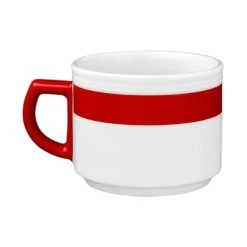 Esmeyer 6 X Seltmann Obertasse 1 0,18 L, Form: Vitalis, Dekor: 34929 Dunkelrotes Band -coffee cup shop 76cb04b4 0b4e 4bdc a9a6 2bde0690e9e8