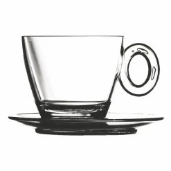 Mepra POLY KAFFEE/CAPPUCCINOTASSE SPA & WELLNESS, 6er Set Transparent