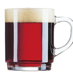 Arcoroc ARC 51451 Salzburg Teeglas, Glühweinglas, 250ml, Mit Füllstrich Bei 0,2l, Glas, Transparent, 24 Stück