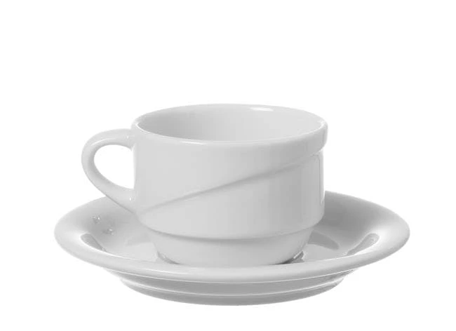 Null Tasse Gourmet Mit Untertasse 230ml (12 Stück) Von CHEFGASTRO 3 Null Tasse Gourmet Mit Untertasse 230ml (12 Stück) Von CHEFGASTRO