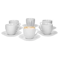 Null 6er Set Kaffeetasse Mit Untertasse Trend