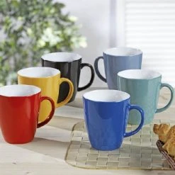 Esmeyer 6 X Henkelbecher Inhalt: 0,35 Ltr., Höhe: 9,6 Cm, -coffee cup shop a51b2932 d209 405a 91b8 972451b3f11d