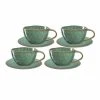 Leonardo MATERA Cappuccino Set Grün 8-teilig -coffee cup shop aebf9e90 3fef 476f b2f8 8a49210c2c6b 2