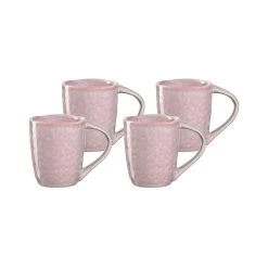 Leonardo MATERA Espressotasse 90 Ml Rosa 4er Set - A