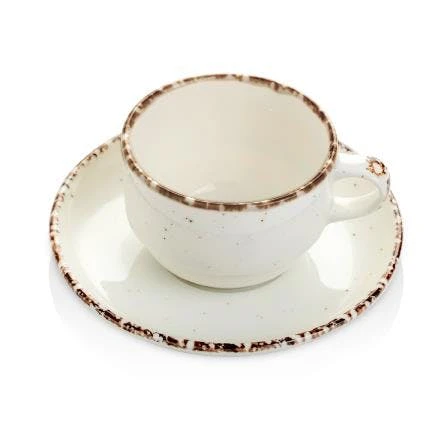 Null Tasse Opal Mit Untertasse 230 Ml (6 Stück) Von CHEFGASTRO 3 Null Tasse Opal Mit Untertasse 230 Ml (6 Stück) Von CHEFGASTRO