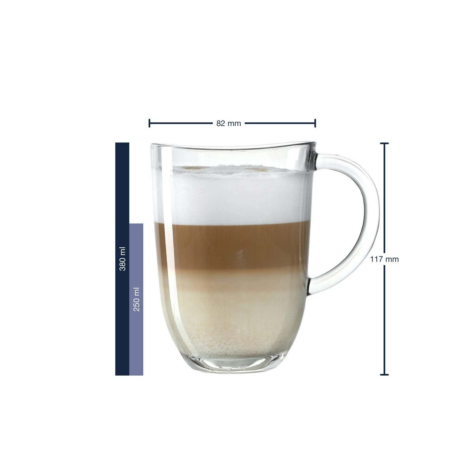 Leonardo NAPOLI Latte Macchiatotassen Mit Untertasse 6er Set 380 Ml 9 Leonardo NAPOLI Latte Macchiatotassen Mit Untertasse 6er Set 380 Ml – Bild 7